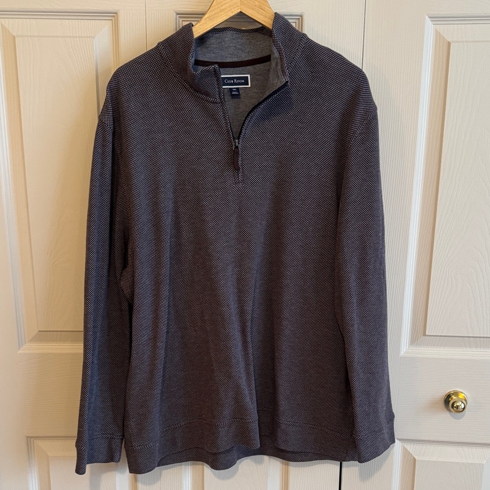 Club Room Textured 1/4 Zip